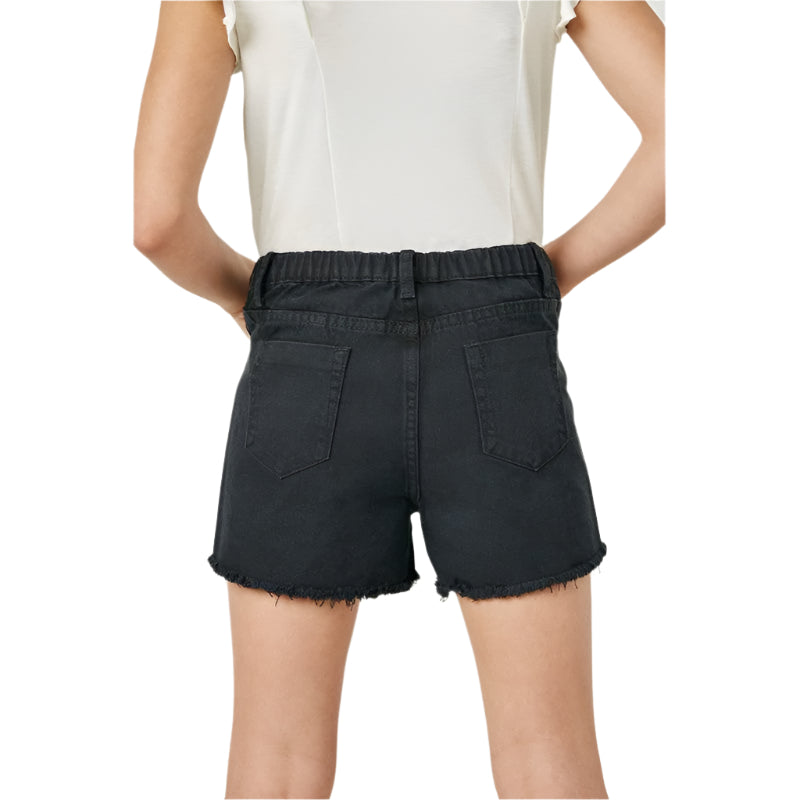 Girls Hayden Stonewash Distressed Denim Shorts GJ3329 - Crazy House Western Wear