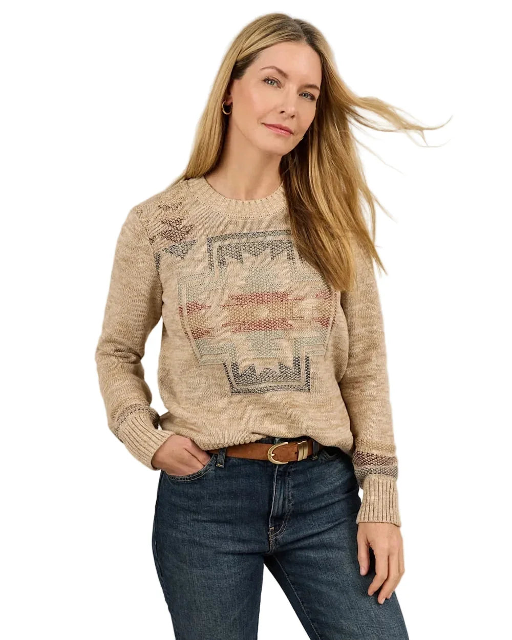 Women's Pendleton Columbia River Cotton Sweater TC0176