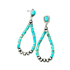 Women's Isac Handmade Navajo Gemstone Post Earrings