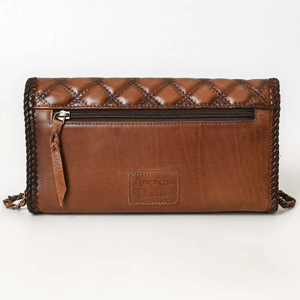 Women's American Darling Genuine Leather Western Crossbody Bag ADBGM630