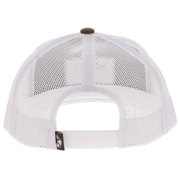 Men's Hooey Doc 5 Panel Trucker Cap Olive/White 2502T-OLWH