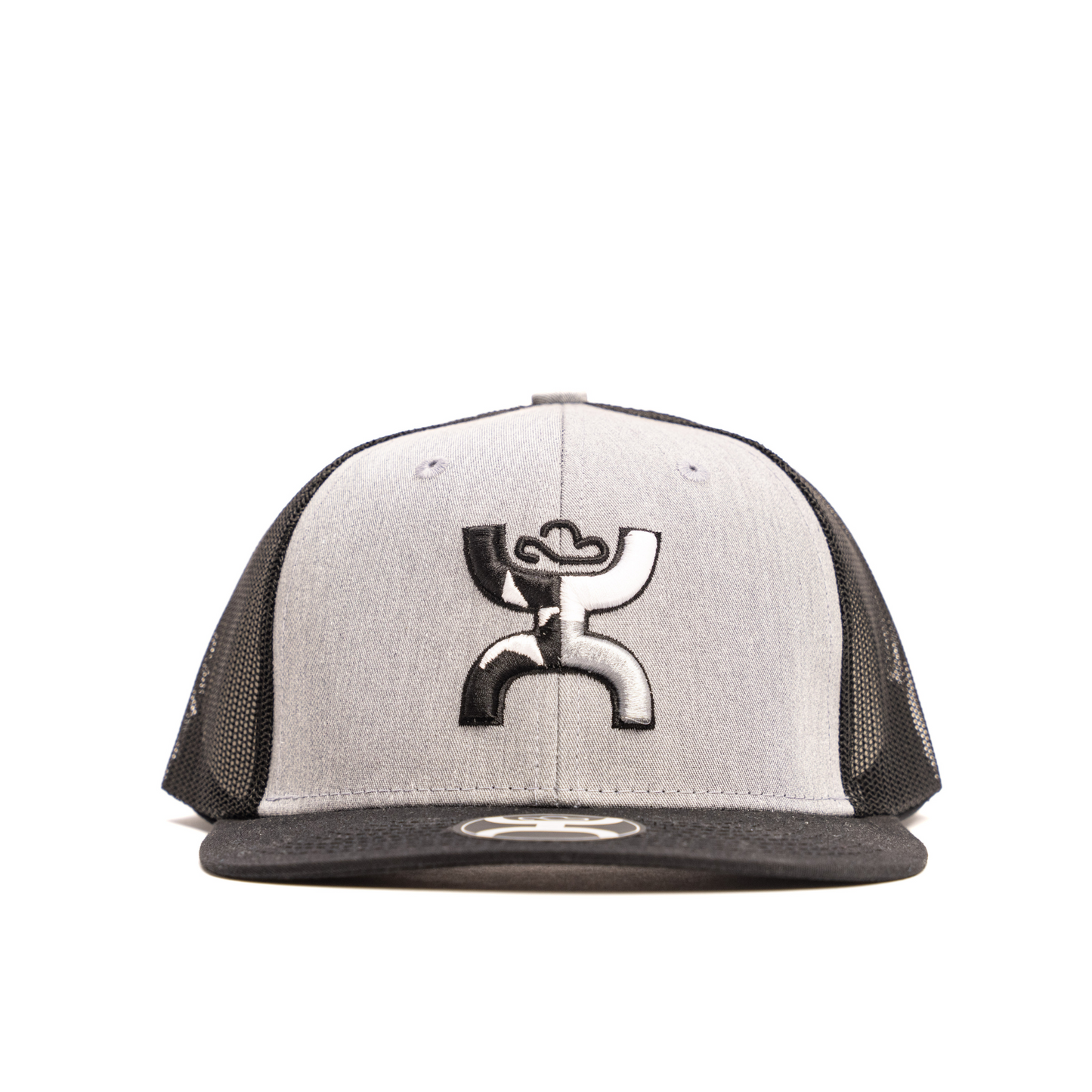Men's Hooey Black and Grey Snapback 2220T-GYBK - Crazy House Western Wear