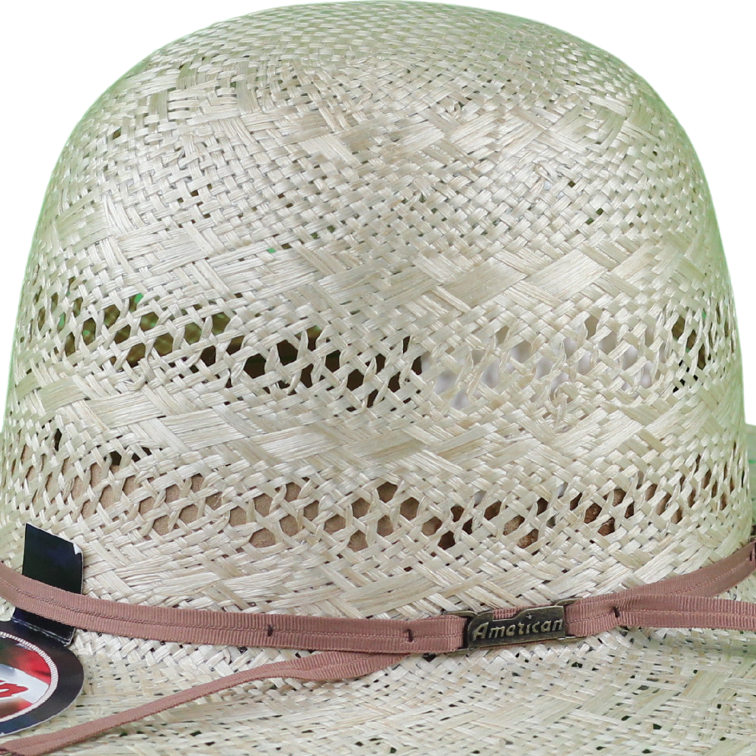 American Hat Company 1804 4.25" Straw Hat - Crazy House Western Wear