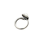 Women's Isac 10mm Drop White Turquoise Adjustable Ring