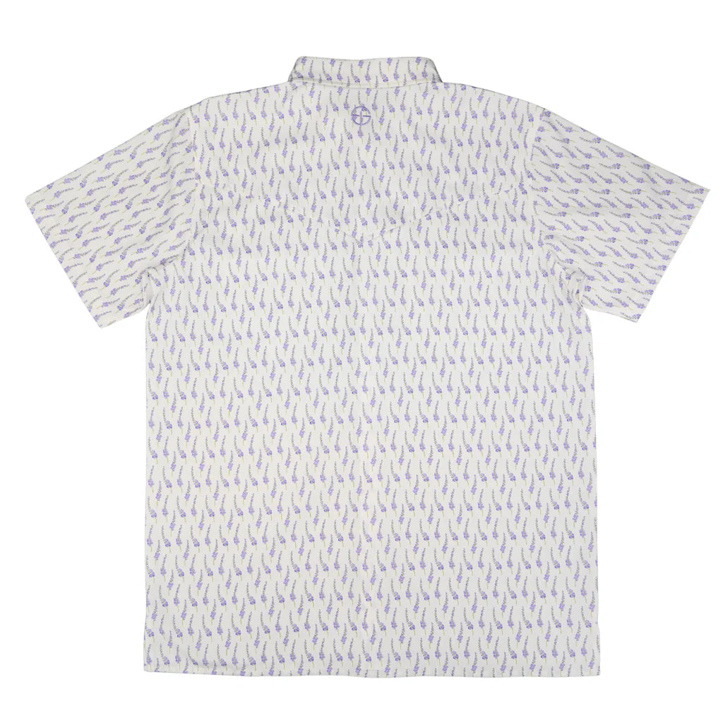 Men's SanJac Short Sleeve Lone Star Bloom Performance Pearl Snap Shirt COA-SS-BLBON