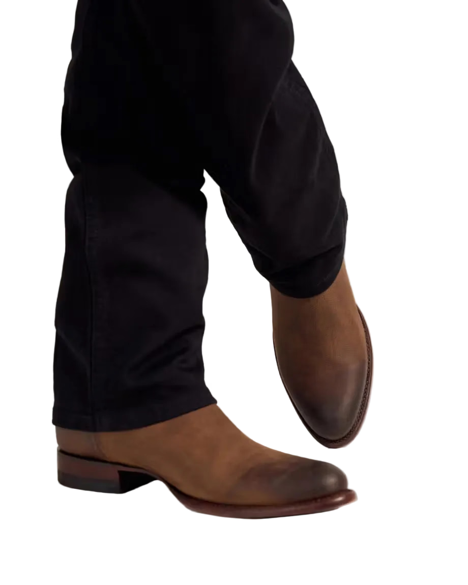 Tecovas Men's Cafe Goat The Earl Round Toe Boots M10002CAF