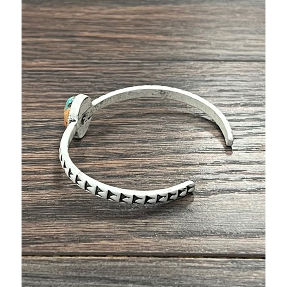 Women's Isac 16mm Oval Gemstone Cuff Bracelet 711384