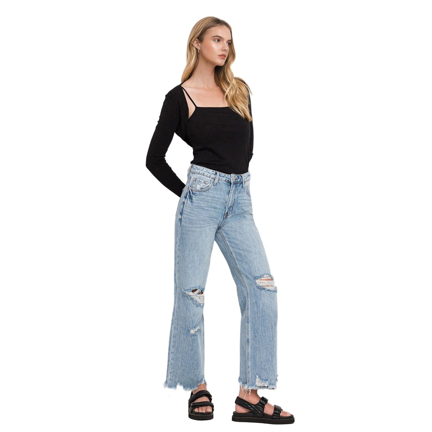 Women's Vervet 90 Vintage Super High Rise Flare Jeans V3399