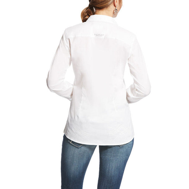 Women's White Kirby Shirt 10022065-100 - Crazy House Western Wear