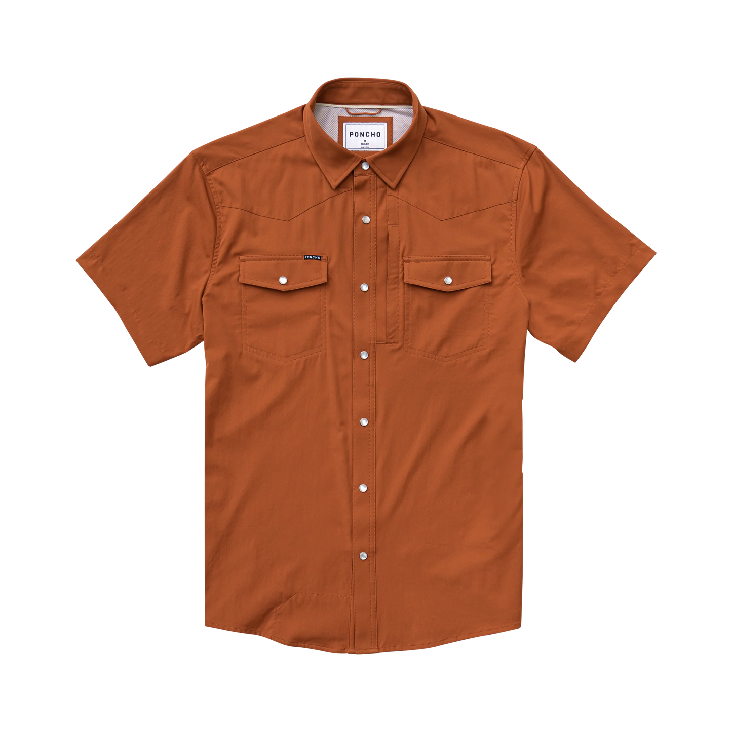 Men's Poncho "The 1969" Short Sleeve Pearl Snap Shirt