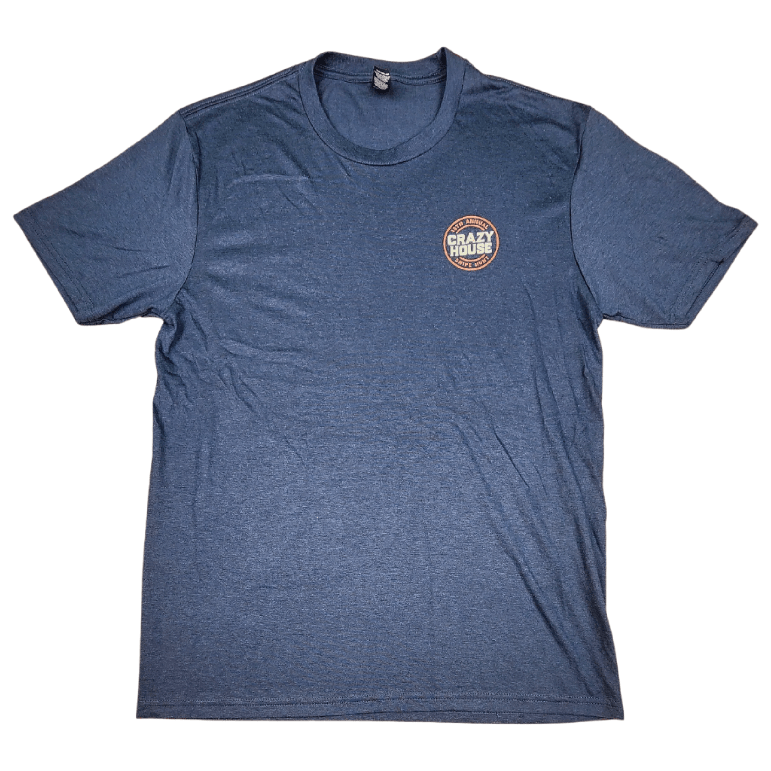 Crazy House 13th Annual Snipe Hunt T-Shirt DM-130-NEW.NVY-46383 - Crazy House Western Wear