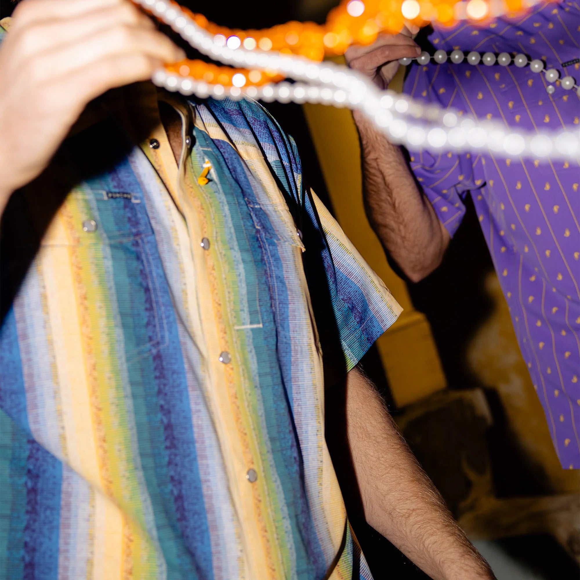 Men's Poncho The Gris Gris Short Sleeve Snap Shirt