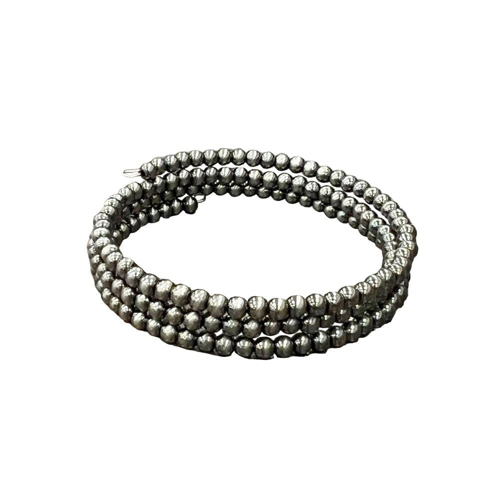 Women's Isac 4mm Polish Navajo Bead Wrap Bracelet