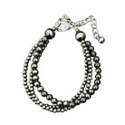 Women's Isac Handmade Polish Navajo Bead Adjustable Bracelet