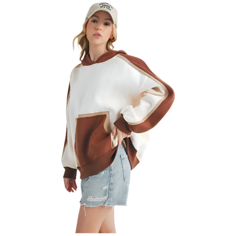 Women's Kate Color block Hoodie 993EK