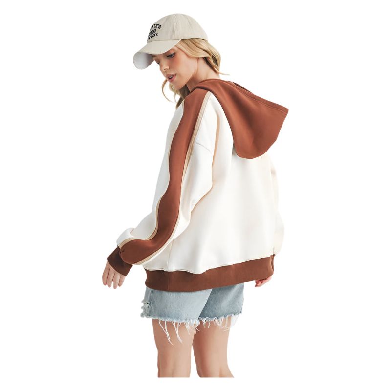 Women's Kate Color block Hoodie 993EK - Crazy House Western Wear