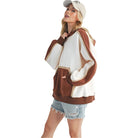 Women's Kate Color block Hoodie 993EK - Crazy House Western Wear