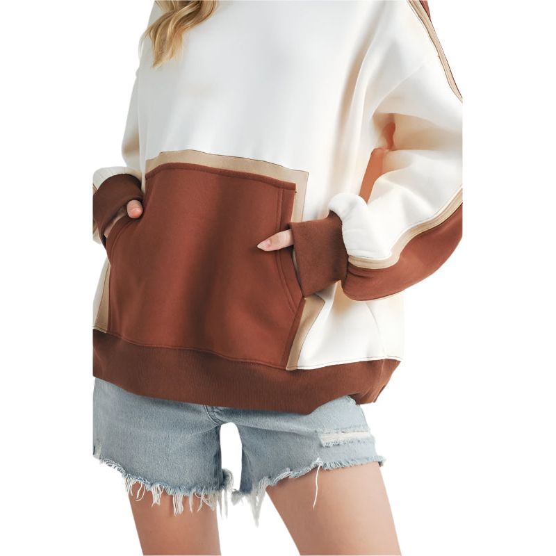 Women's Kate Color block Hoodie 993EK