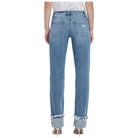 Women's Lovervet Mid Rise Cuffed Straight Jeans LV1504 - Crazy House Western Wear