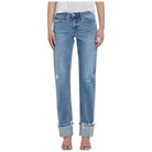 Women's Lovervet Mid Rise Cuffed Straight Jeans LV1504 - Crazy House Western Wear