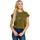 Women's Short Sleeve Top T1478D