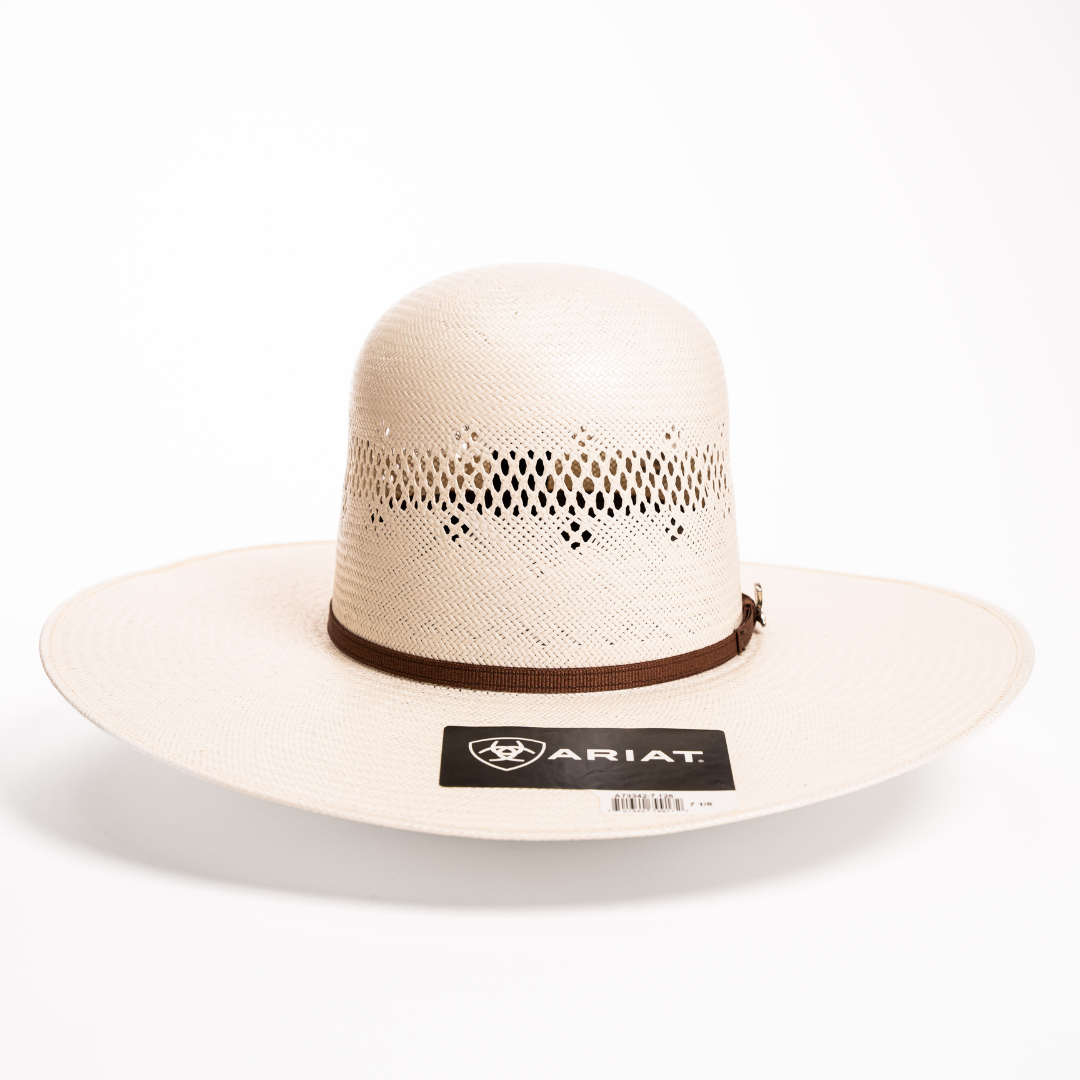 Ariat 20X 4.5" Straw Hat A73342 - Crazy House Western Wear