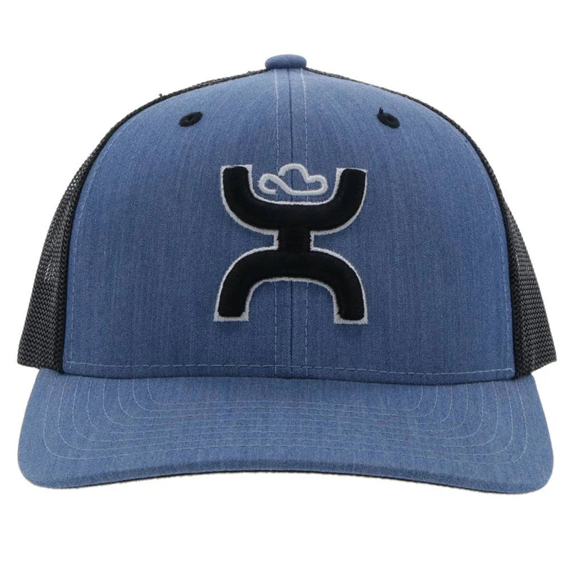 Men's Hooey "Sterling" Denim and Black Snapback 2206T-DEBK - Crazy House Western Wear