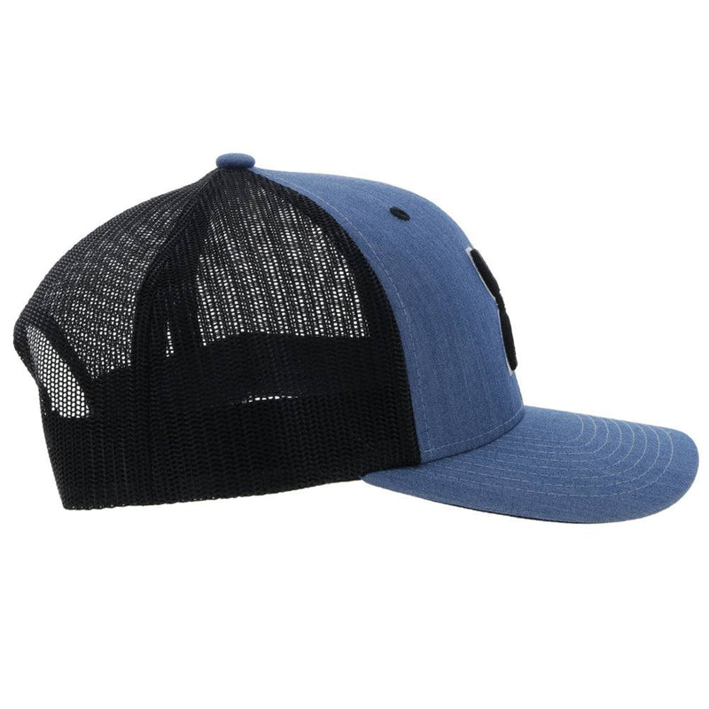 Men's Hooey "Sterling" Denim and Black Snapback 2206T-DEBK - Crazy House Western Wear