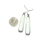 Women's Isac 2" Long White Turquoise Earrings