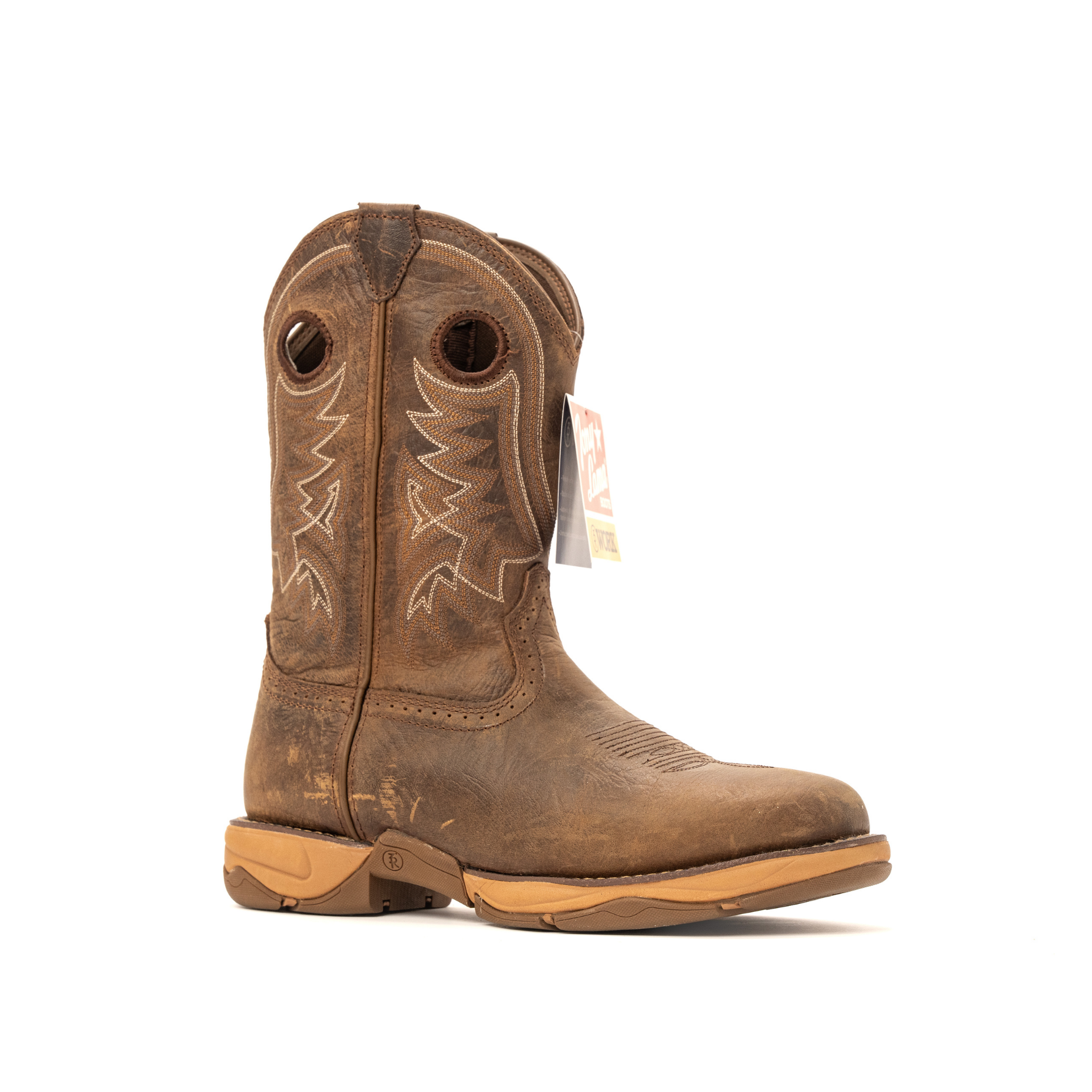 Men's Tony Lama River Tumbleweed Brown Work Boot 11" RR3370 - Crazy House Western Wear