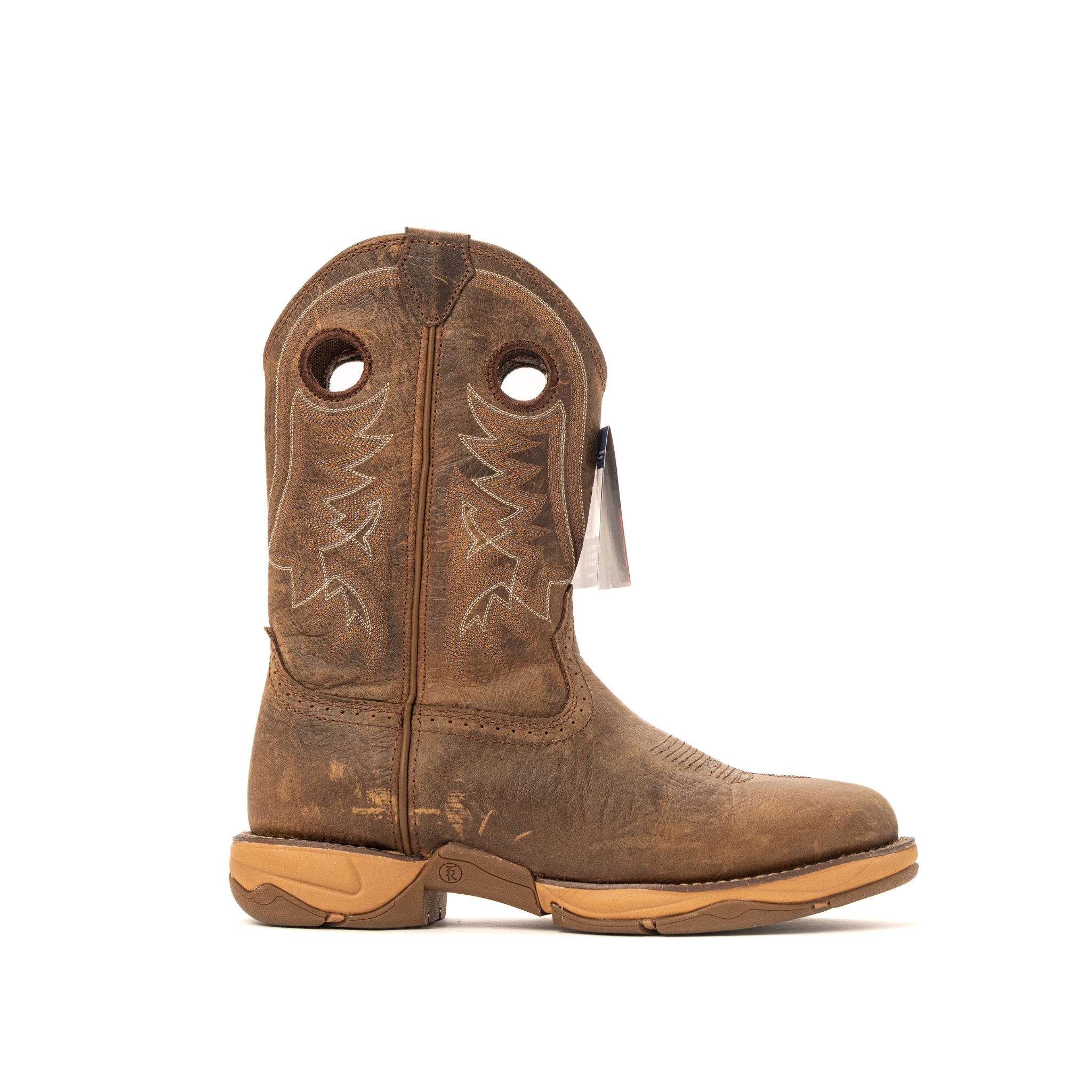 Men's Tony Lama River Tumbleweed Brown Work Boot 11" RR3370 - Crazy House Western Wear