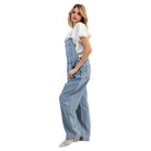 Women's Washed Denim Overalls EB90075 - Crazy House Western Wear