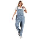 Women's Washed Denim Overalls EB90075 - Crazy House Western Wear