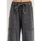 Women's Mineral Washed Terry Knit Pants EB41308 - Crazy House Western Wear