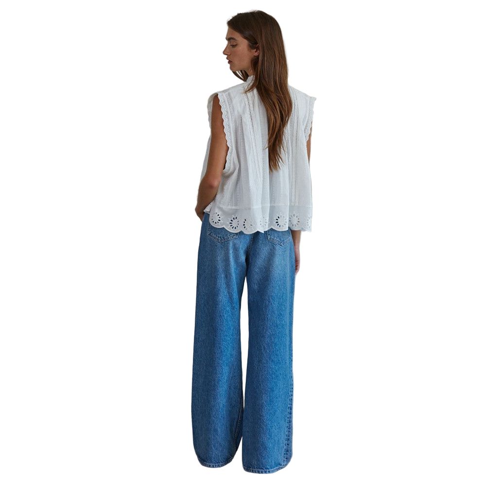 Women's Adva Eyelet Button-down Top L8162