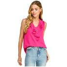 Women's Les Amis Sleeveless Top T1681 - Crazy House Western Wear