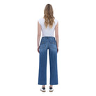 Women's High Rise Crop Utility Pocket Straight Jeans LV1355 - Crazy House Western Wear