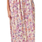 Women's Criss Cross Back Pleating Mesh Dress 60646 - Crazy House Western Wear