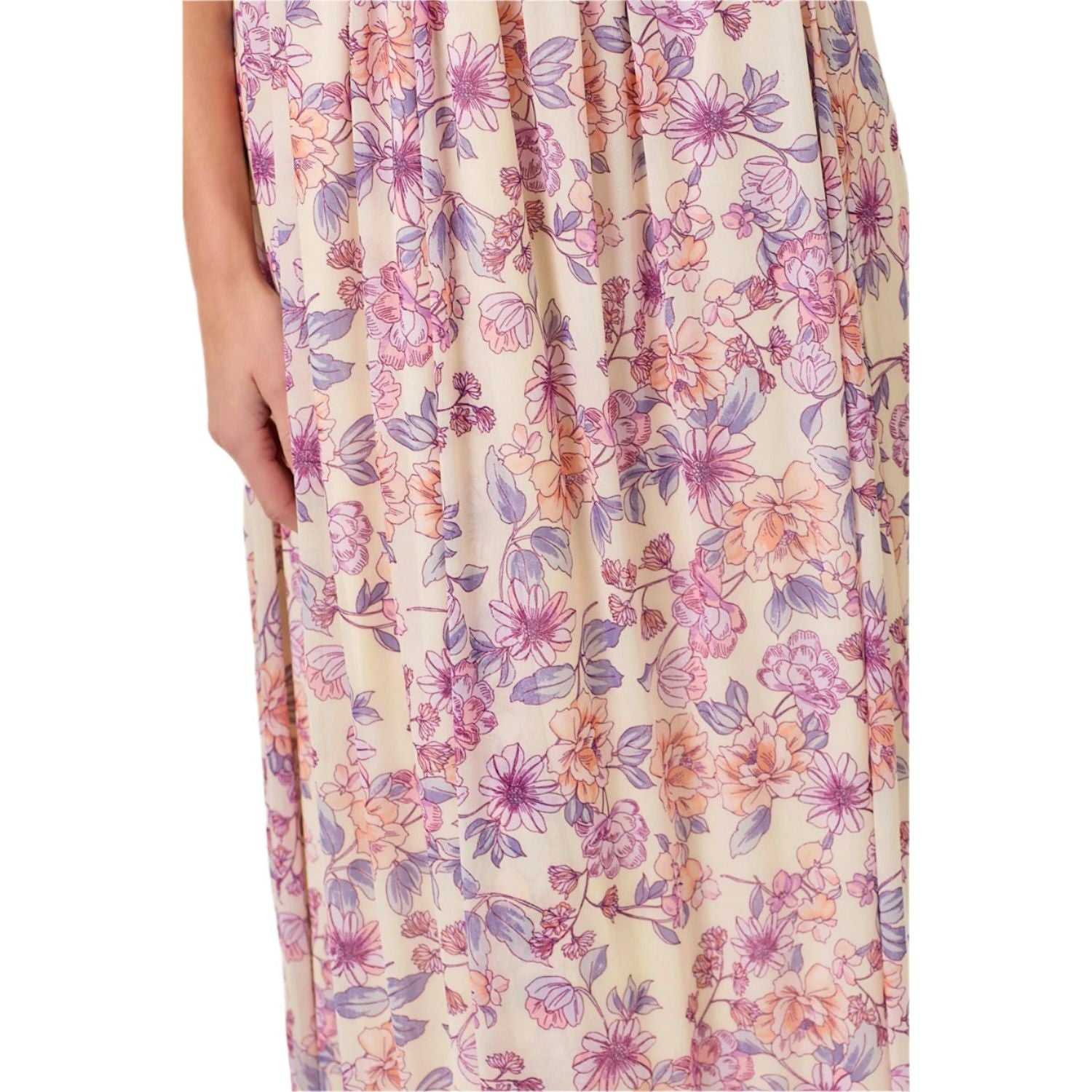 Women's Criss Cross Back Pleating Mesh Dress 60646 - Crazy House Western Wear