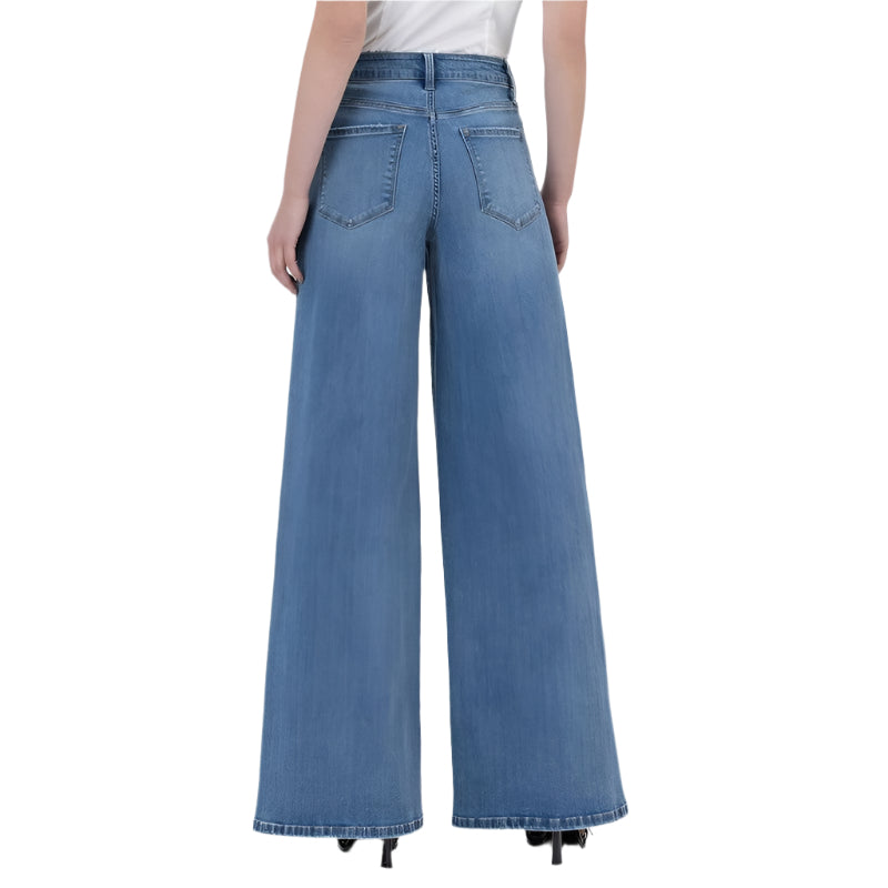 Women's Vervet High Rise Full Length Palazzo Jeans LV1703 - Crazy House Western Wear