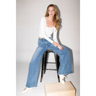 Women's Vervet High Rise Full Length Palazzo Jeans LV1703 - Crazy House Western Wear