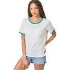 Women's Cupro Modal Essential Tee 61056-TOP - Crazy House Western Wear