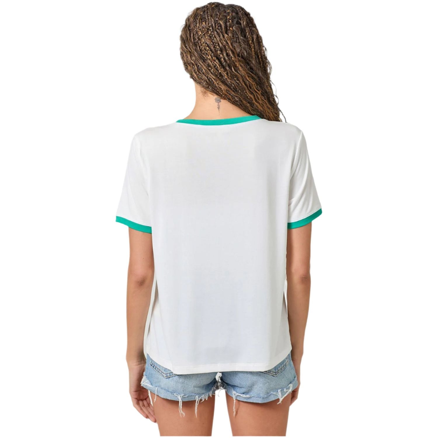 Women's Cupro Modal Essential Tee 61056-TOP - Crazy House Western Wear