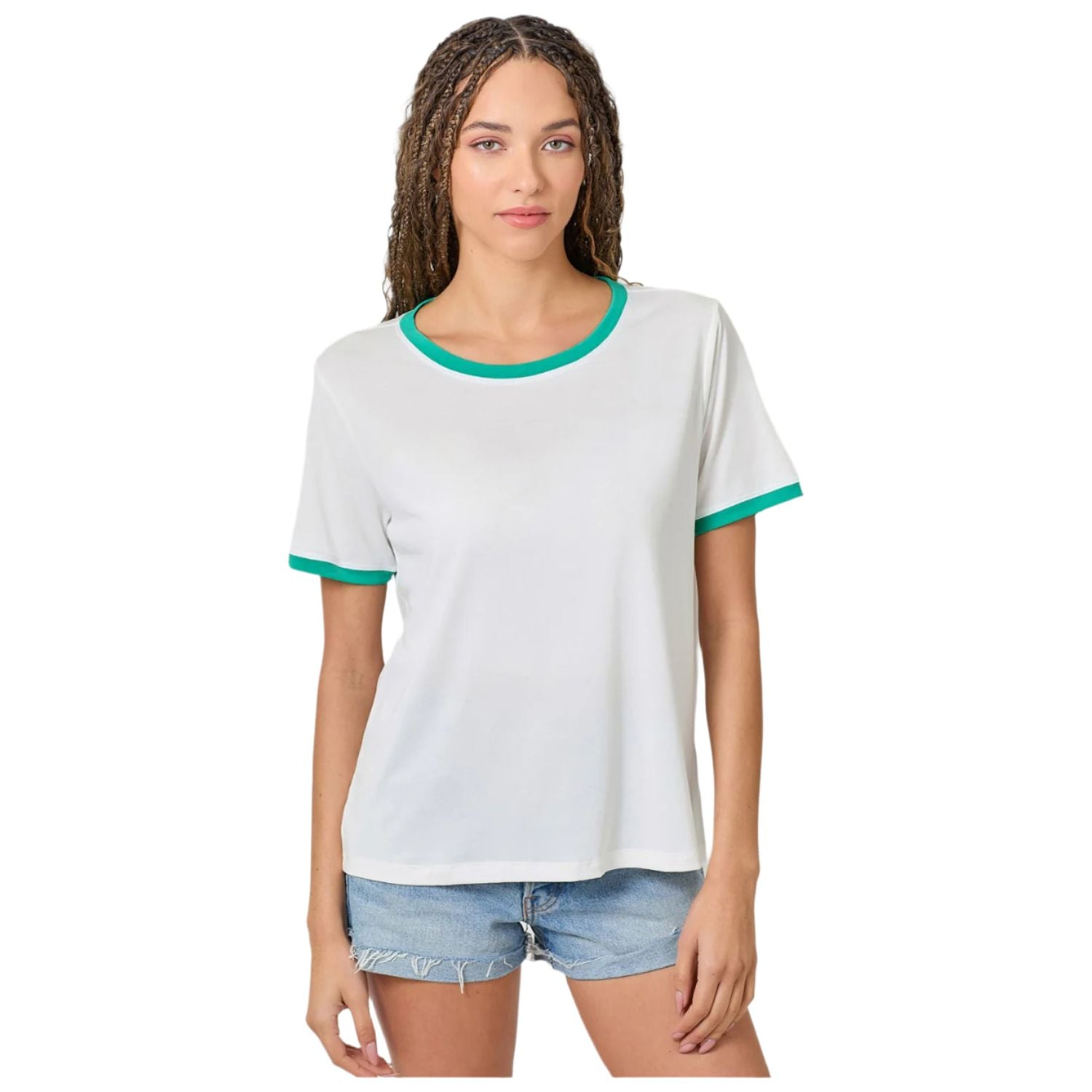 Women's Cupro Modal Essential Tee 61056-TOP - Crazy House Western Wear