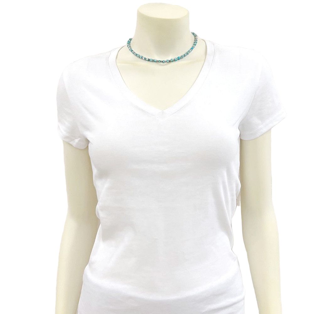 Women's Isac Handmade Square Gemstone Necklace