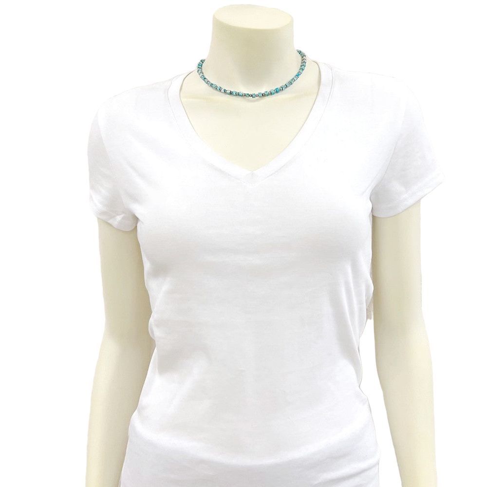 Women's Isac Handmade Square Gemstone Necklace