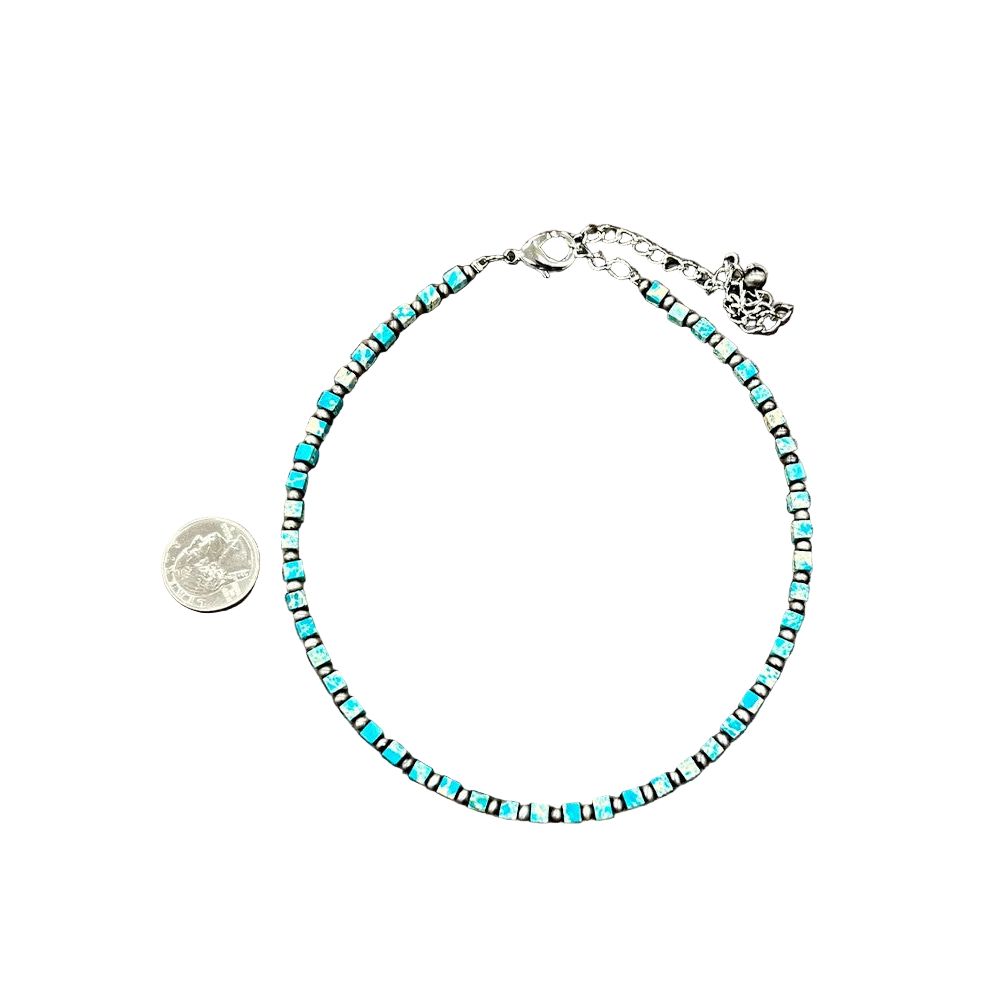 Women's Isac Handmade Square Gemstone Necklace