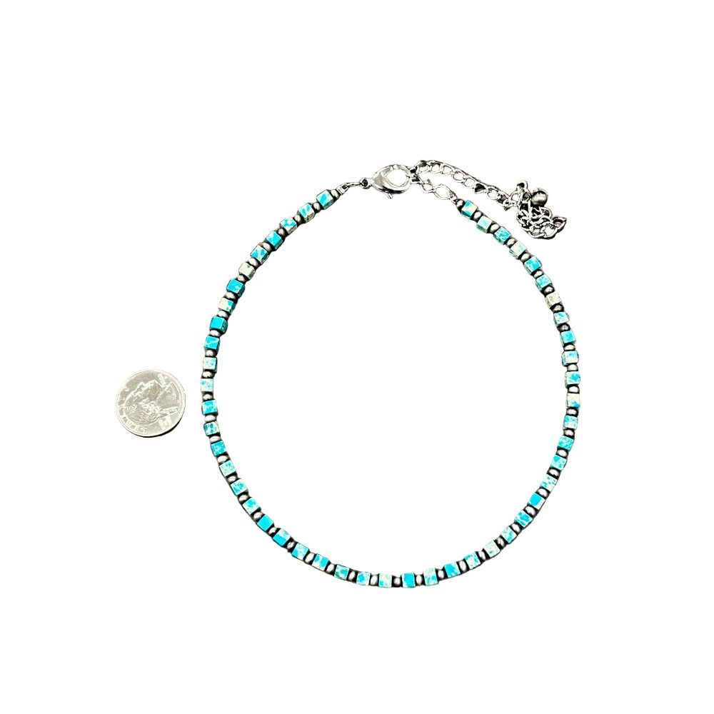 Women's Isac Handmade Square Gemstone Necklace