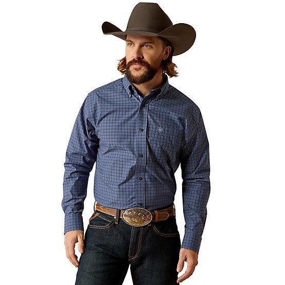 Men's Ariat Pro Series Tanner Classic Fit Long-Sleeve Western Shirt 10052312 - Crazy House Western Wear