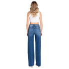 Women's High Rise Comfort Stretch Wide Leg Jeans P1058W-DM - Crazy House Western Wear